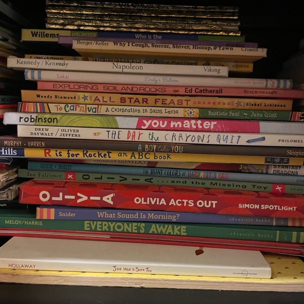 Colorful Children's Book Collection